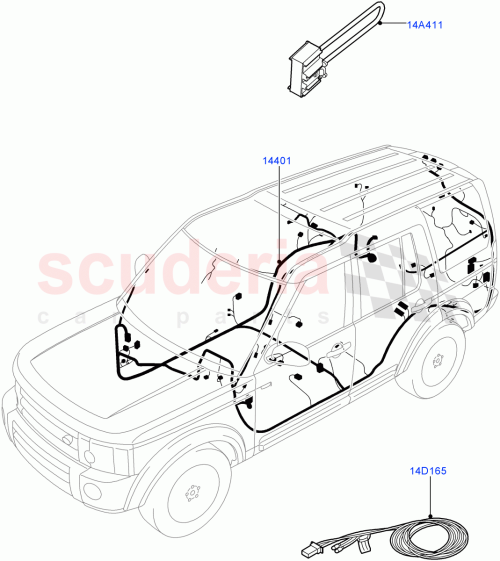 Part Diagram for Land Rover LR020730