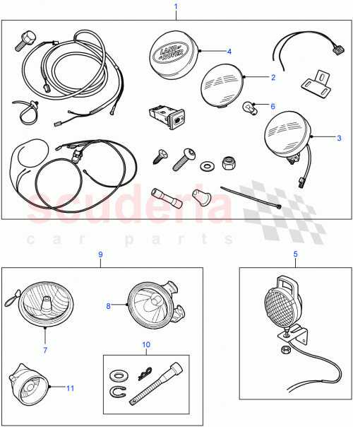 Part Diagram for Land Rover LR006818