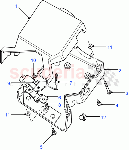 Part Diagram for Land Rover LR048112