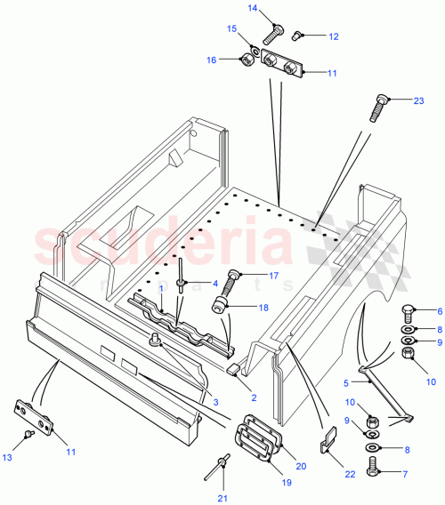 Part Diagram for Land Rover AYG100240