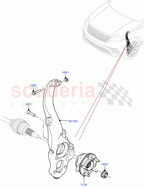 Part Diagram for Land Rover LR122586
