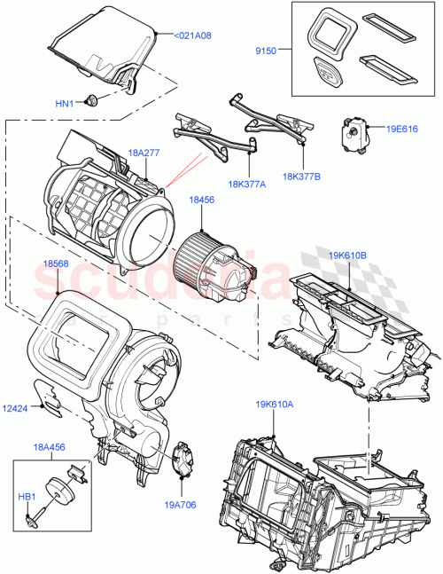 Part Diagram for Land Rover LR124588
