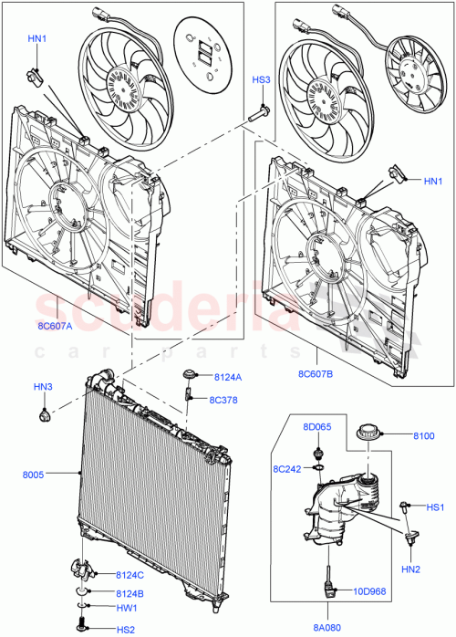 Part Diagram for Land Rover LR125197