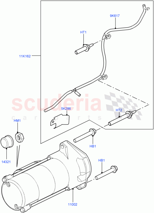 Part Diagram for Land Rover LR020517