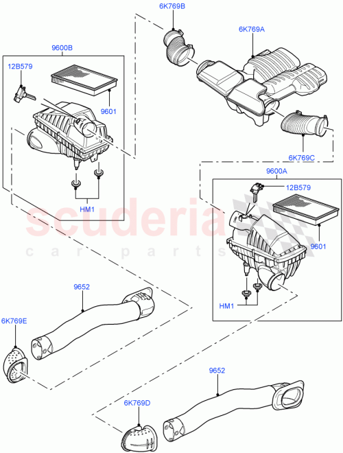 Part Diagram for Land Rover LR013709