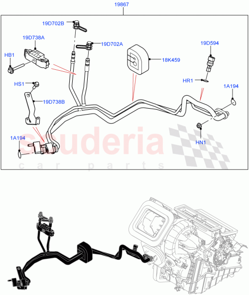 Part Diagram for Land Rover LR118740