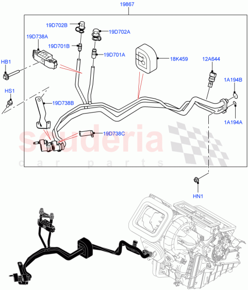 Part Diagram for Land Rover LR157874