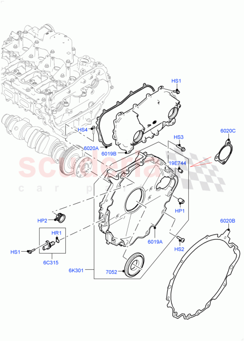 Part Diagram for Land Rover LR172511