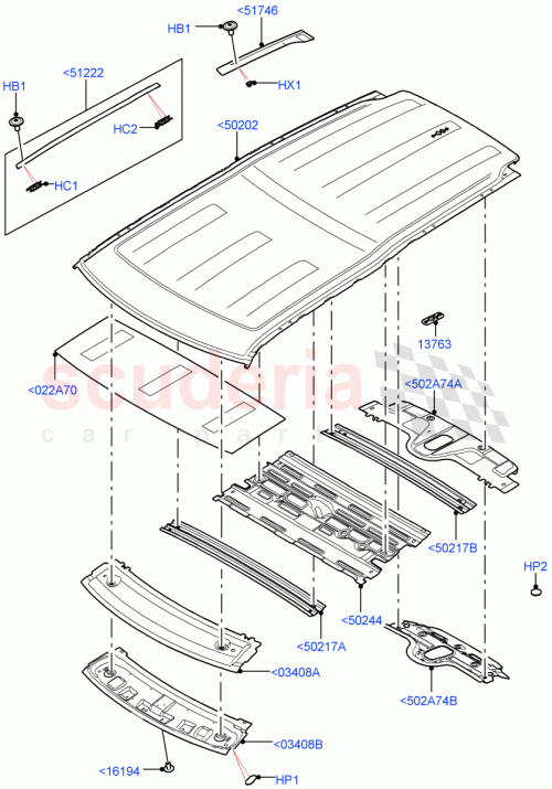 Part Diagram for Land Rover LR082807