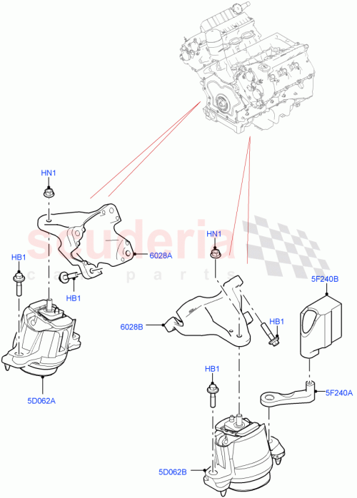 Part Diagram for Land Rover LR090474