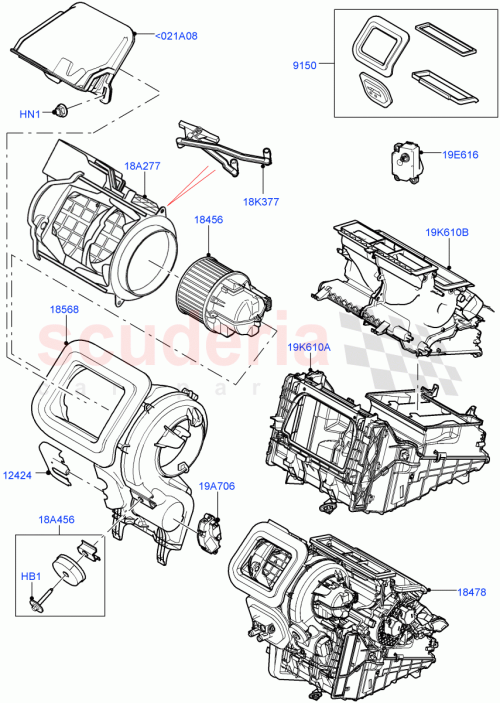 Part Diagram for Land Rover LR134579