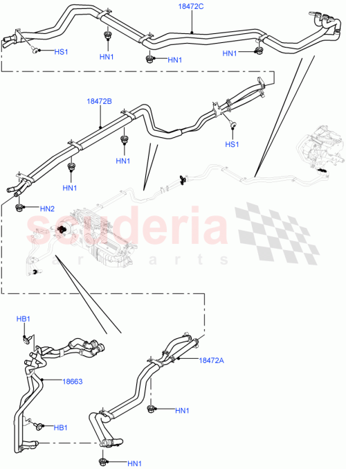 Part Diagram for Land Rover LR072522