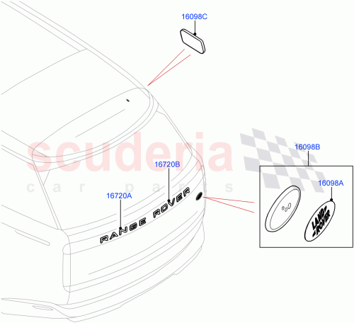 Part Diagram for Land Rover LR154573