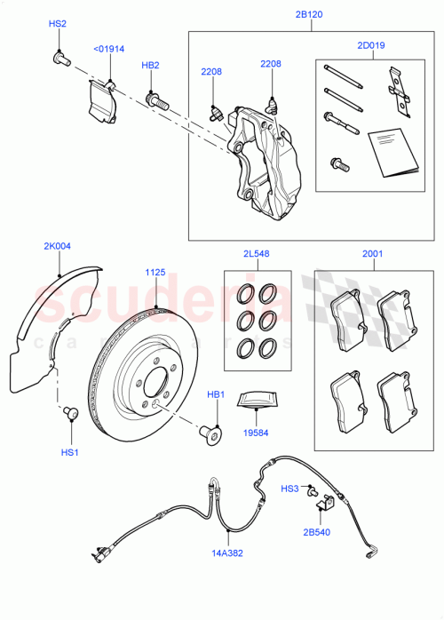Part Diagram for Land Rover LR138608