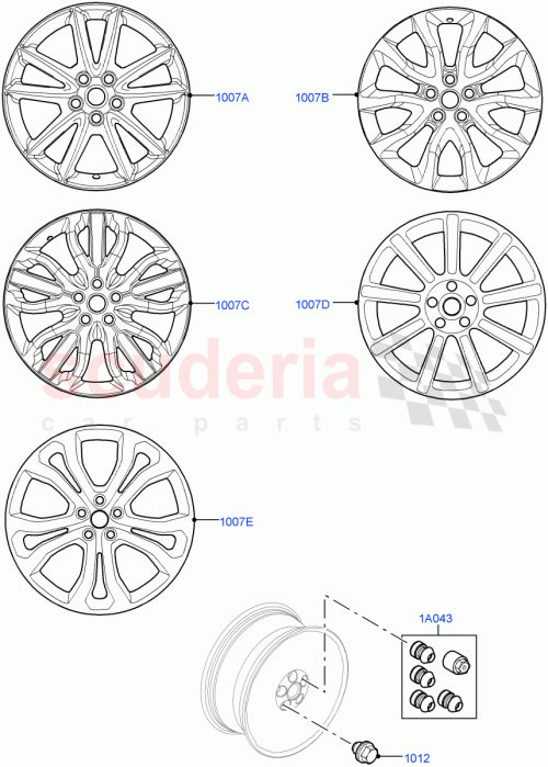 Part Diagram for Land Rover LR044850
