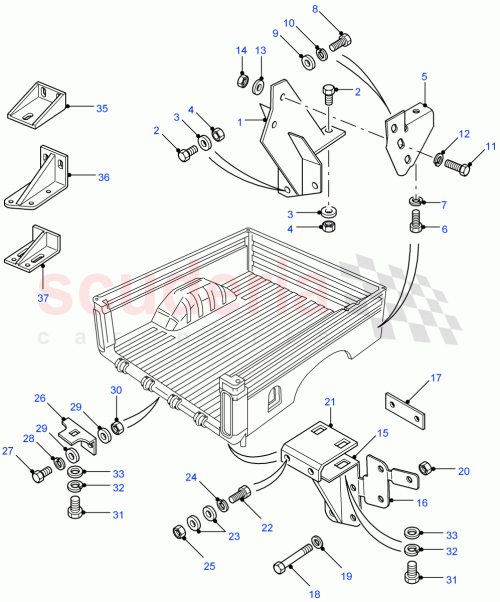 Part Diagram for Land Rover MTC4993