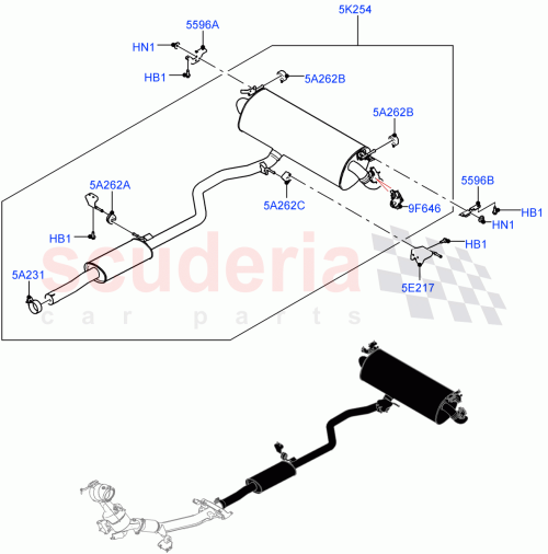 Part Diagram for Land Rover LR134973