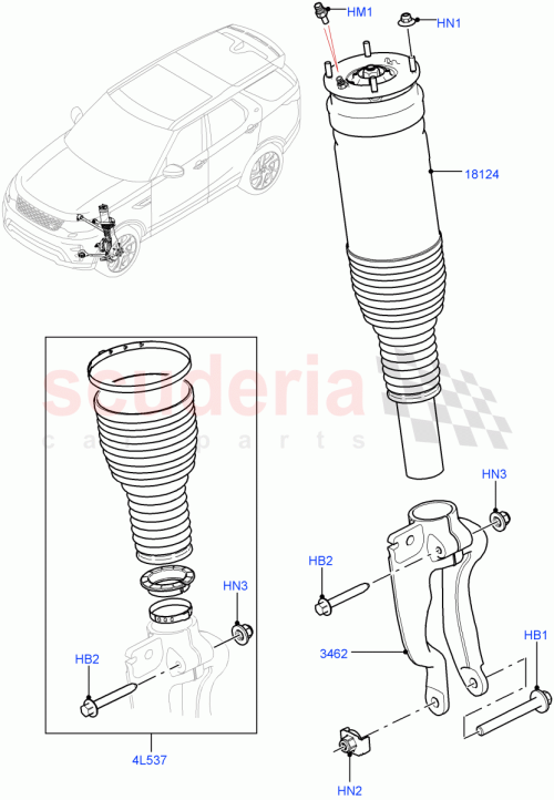 Part Diagram for Land Rover LR132751
