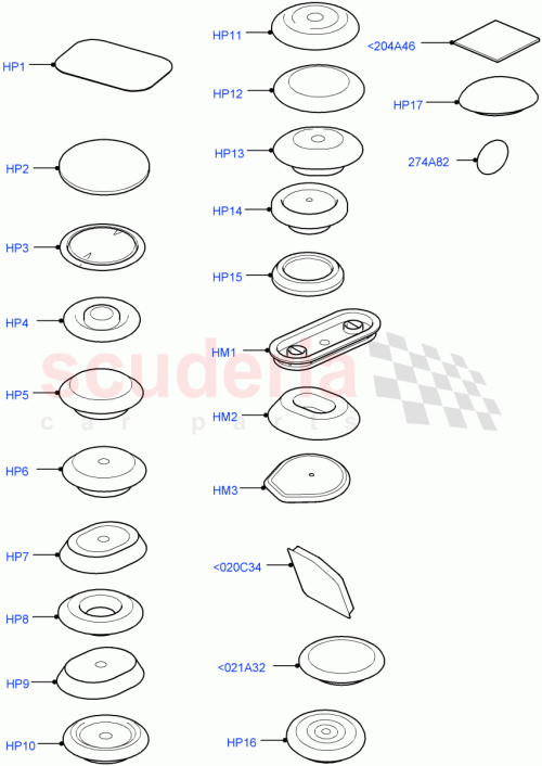 Part Diagram for Land Rover LR049925