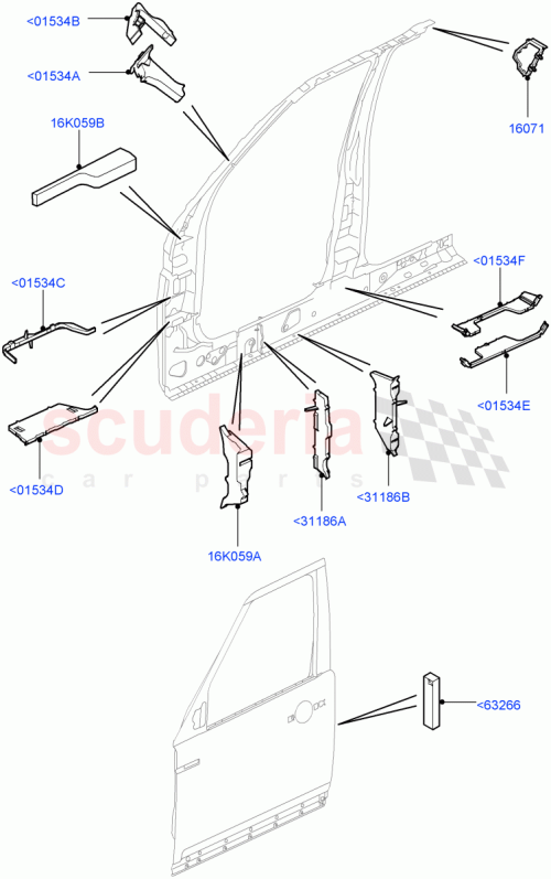 Part Diagram for Land Rover EUH000530