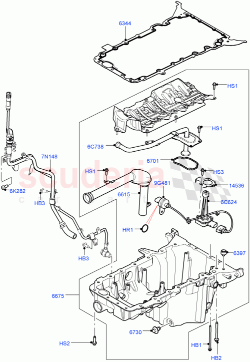 Part Diagram for Land Rover LR022900