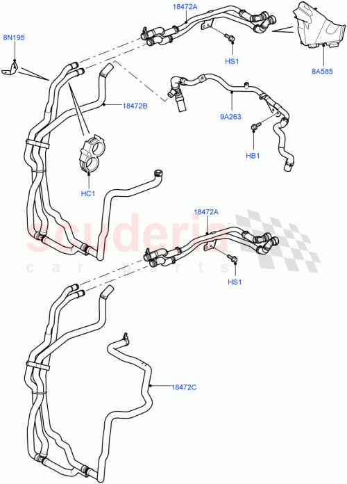 Part Diagram for Land Rover PCH502091