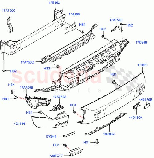 Part Diagram for Land Rover LR135962