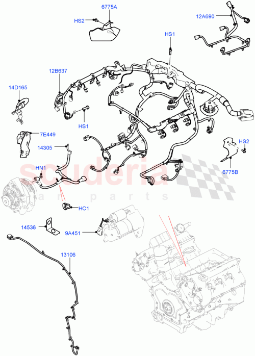 Part Diagram for Land Rover LR120989