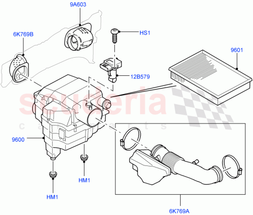 Part Diagram for Land Rover LR014213