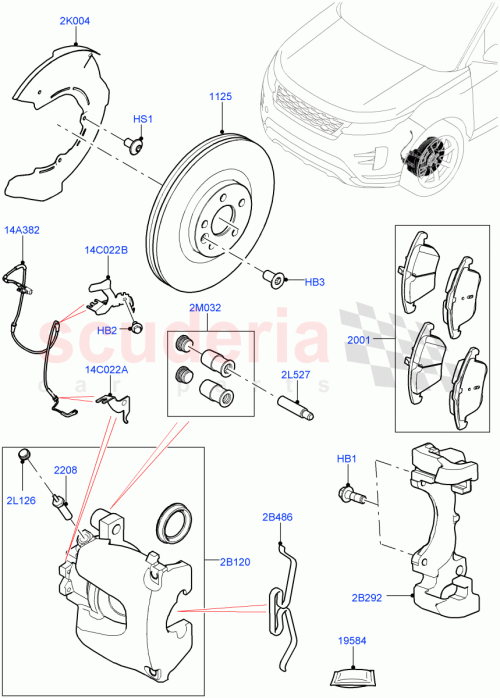 Part Diagram for Land Rover LR147025