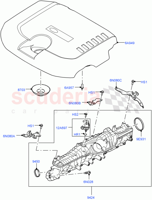 Part Diagram for Land Rover LR125331