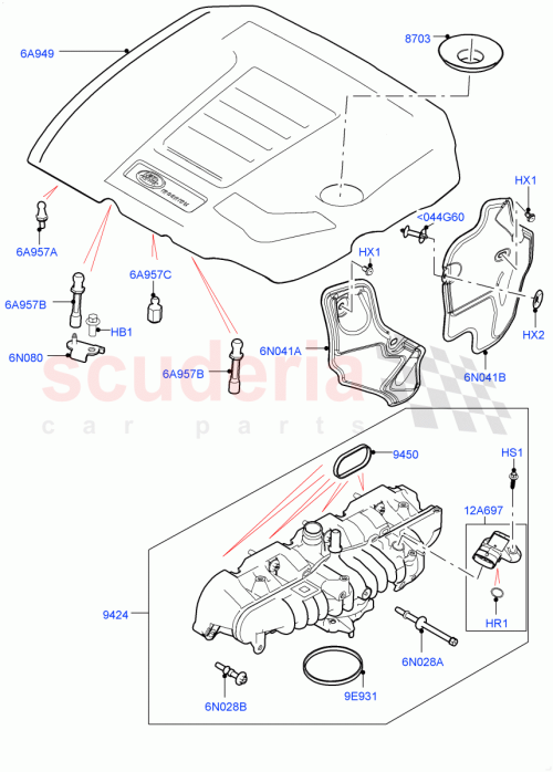 Part Diagram for Land Rover LR093492