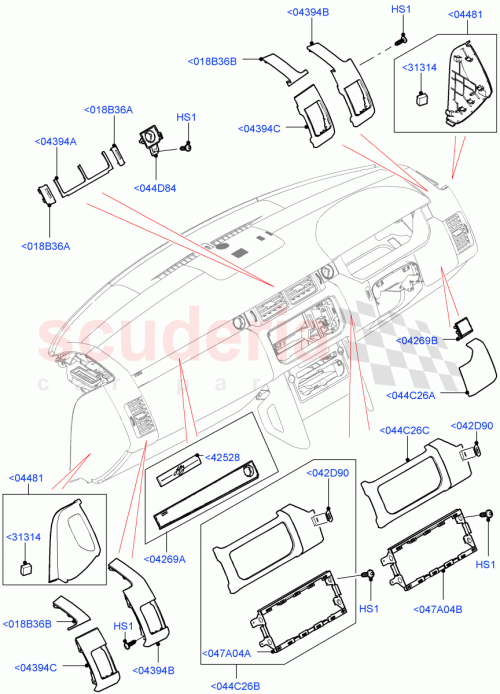 Part Diagram for Land Rover LR099694