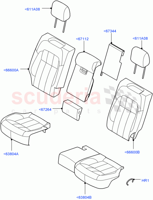 Part Diagram for Land Rover LR098909