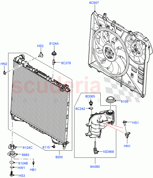 Part Diagram for Land Rover LR082544