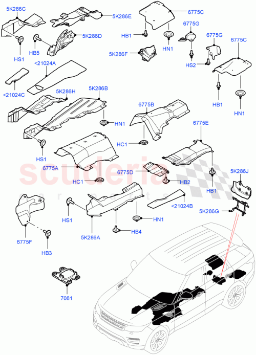 Part Diagram for Land Rover LR043847
