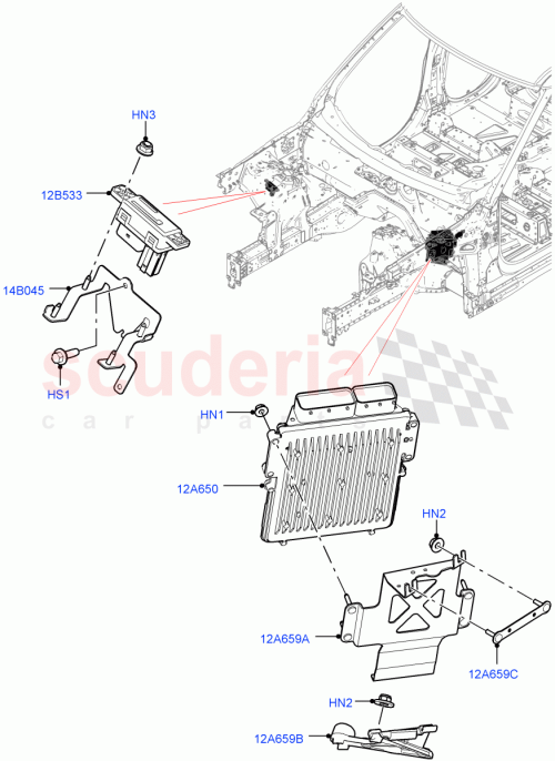 Part Diagram for Land Rover LR086476
