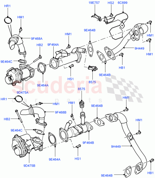 Part Diagram for Land Rover LR018321