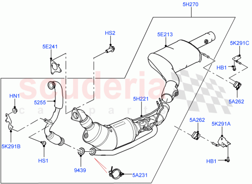 Part Diagram for Land Rover LR035765