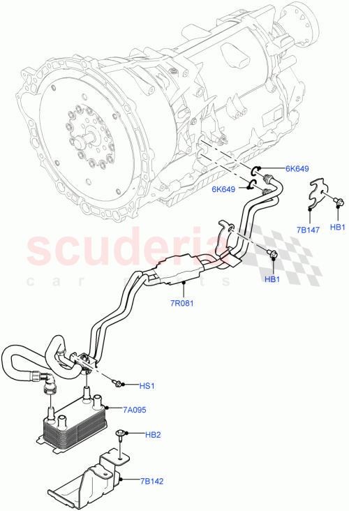 Part Diagram for Land Rover LR141633