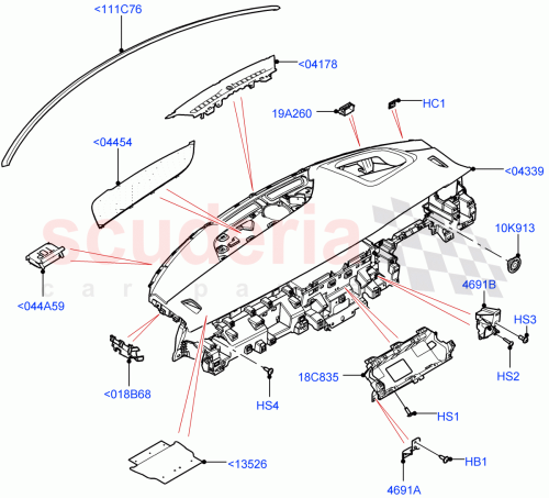 Part Diagram for Land Rover LR129271