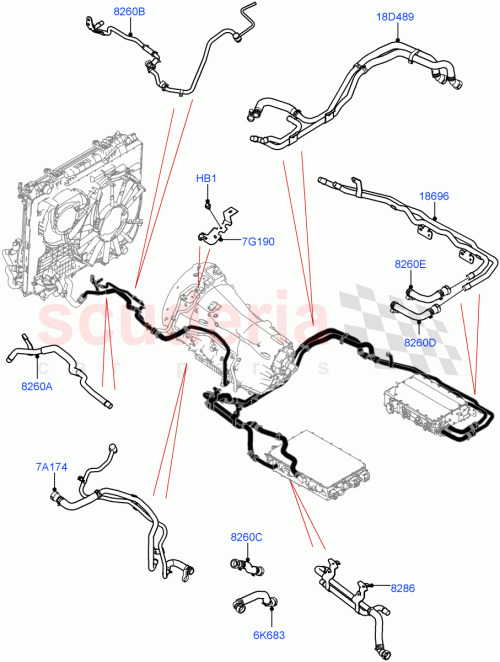 Part Diagram for Land Rover LR131405