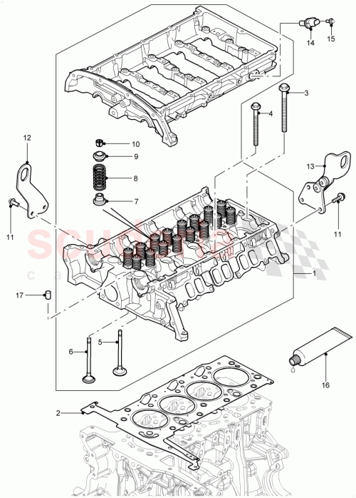 Part Diagram for Land Rover LR029713