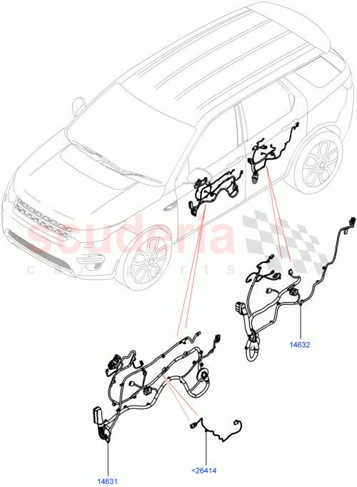 Part Diagram for Land Rover LR143806
