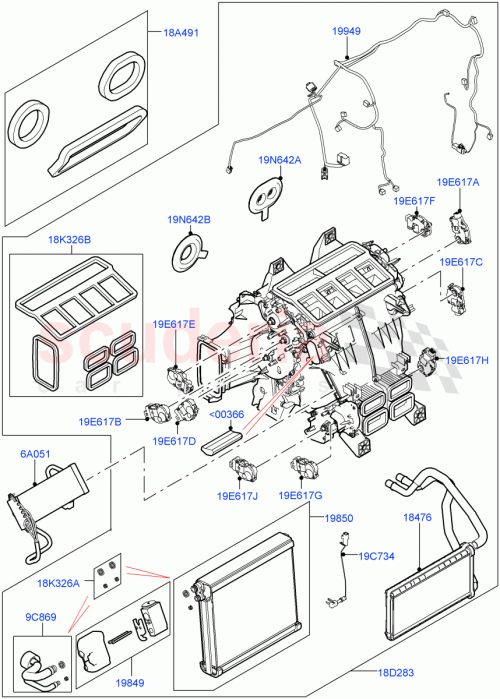 Part Diagram for Land Rover LR171245