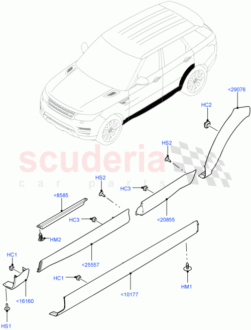 Part Diagram for Land Rover LR103625
