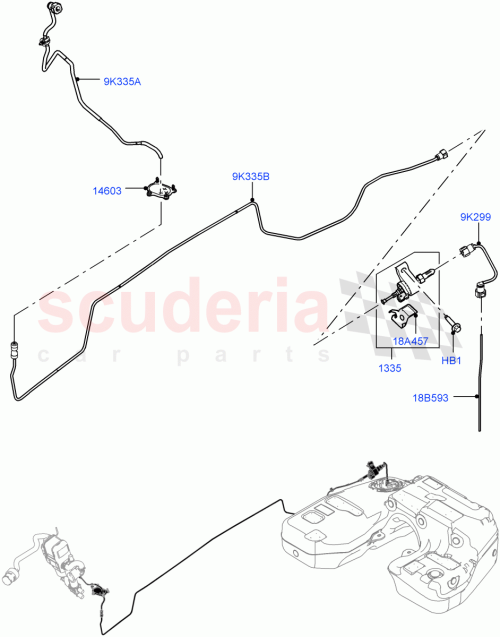 Part Diagram for Land Rover LR128404