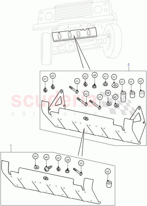 Part Diagram for Land Rover VPLDP0003