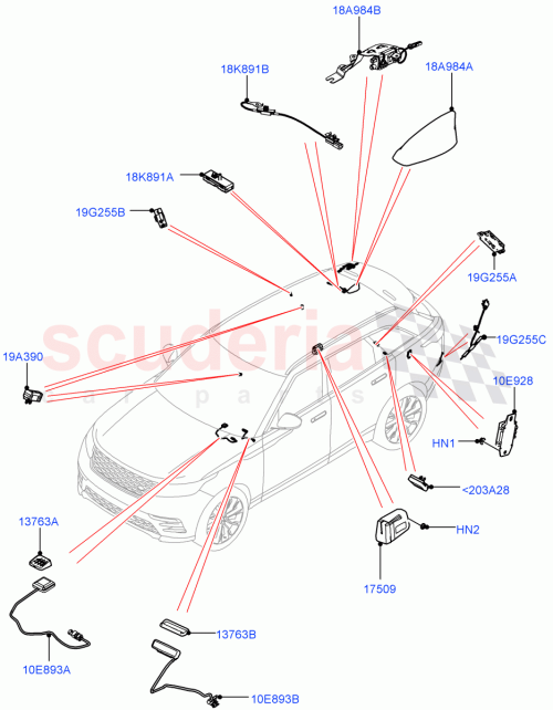 Part Diagram for Land Rover LR140896