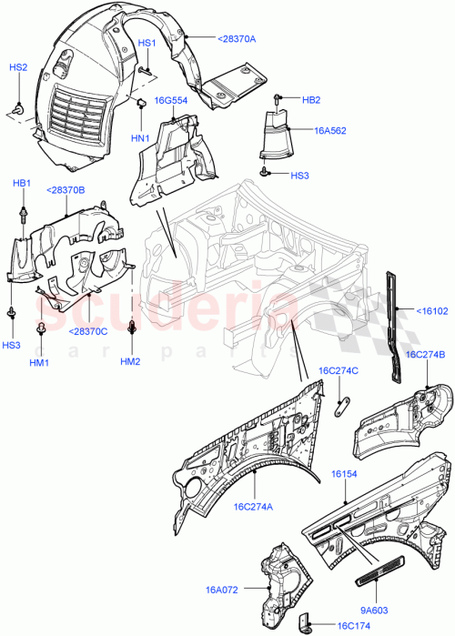 Part Diagram for Land Rover LR019145